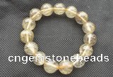 CGB655 7.5 inches 12mm round AA golden rutilated quartz bracelets