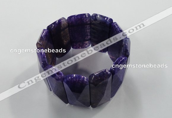 CGB710 8 inches 21*55mm agate gemstone bracelet wholesale