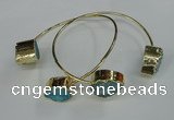 CGB750 13*18mm - 15*20mm teardrop druzy agate gemstone bangles