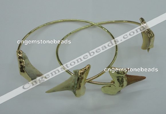 CGB765 20*22mm - 20*25mm shark teeth bangles wholesale