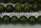 CGJ452 15.5 inches 8mm round green jasper beads wholesale