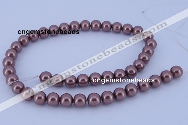 CGL129 5PCS 16 inches 18mm round dyed plastic pearl beads wholesale