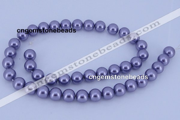 CGL159 5PCS 16 inches 18mm round dyed plastic pearl beads wholesale