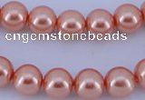 CGL299 5PCS 16 inches 18mm round dyed plastic pearl beads wholesale