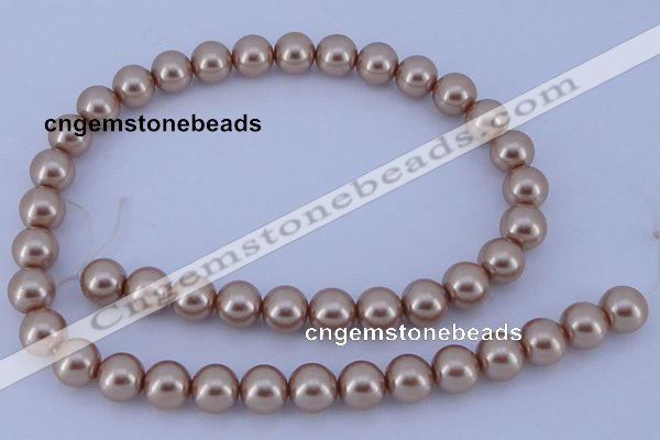 CGL359 5PCS 16 inches 18mm round dyed plastic pearl beads wholesale