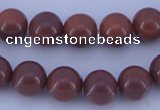 CGL885 10PCS 16 inches 6mm round heated glass pearl beads wholesale