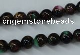 CGO02 15.5 inches 6mm round gold multi-color stone beads