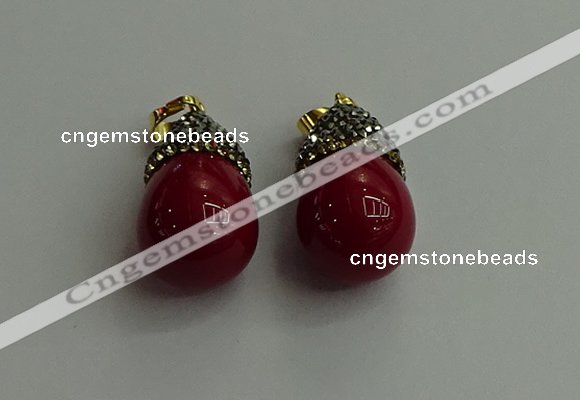 CGP323 15*25mm - 15*30mm teardrop pearl shell pendants wholesale