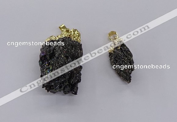 CGP3270 12*22mm - 20*38mm nuggets gemstone pendants wholesale