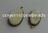 CGP703 30*45mm - 35*55mm freeform coral pendants wholesale