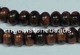 CGS207 15.5 inches 7*10mm rondelle blue & brown goldstone beads wholesale