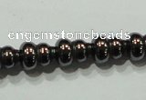 CHE190 15.5 inches 6*8mm calabash hematite beads wholesale