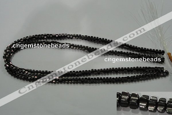CHE234 15.5 inches 4*7mm star hematite beads wholesale