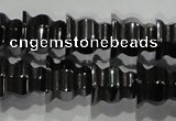 CHE241 15.5 inches 8*8mm tower hematite beads wholesale