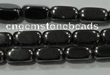 CHE248 15.5 inches 4*8mm cuboid hematite beads wholesale