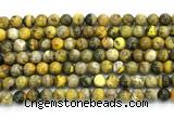 CHJ120 15.5 inches 6mm round honeybee jasper gemstone beads