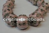 CIB100 17mm round fashion Indonesia jewelry beads wholesale