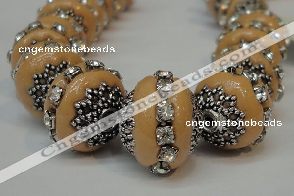CIB272 14*16mm rondelle fashion Indonesia jewelry beads wholesale