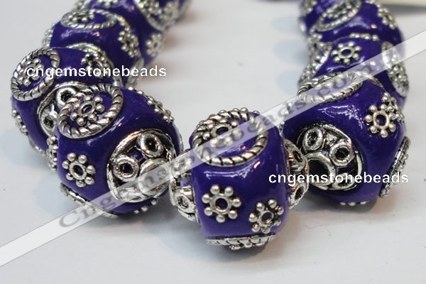 CIB283 16*16mm rondelle fashion Indonesia jewelry beads wholesale