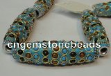 CIB34 17*60mm rice fashion Indonesia jewelry beads wholesale