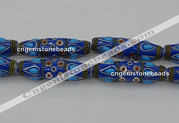CIB570 16*60mm rice fashion Indonesia jewelry beads wholesale