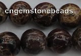CIJ115 15.5 inches 12mm round dyed impression jasper beads wholesale