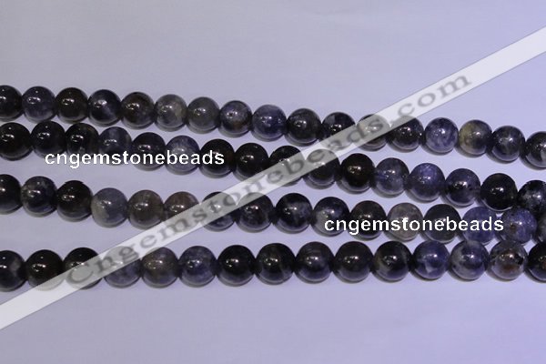 CIL04 15.5 inches 9mm round natural iolite gemstone beads