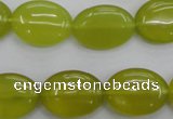 CKA247 15.5 inches 15*20mm oval Korean jade gemstone beads
