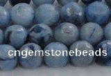 CKC704 15.5 inches 12mm faceted round imitation blue kyanite beads