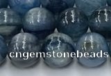 CKC771 15.5 inches 8mm round blue kyanite beads wholesale