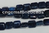 CKU115 15.5 inches 8*8mm square dyed kunzite beads wholesale