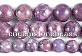 CKU16 15 inches 8mm,10mm & 12mm round purple kunzite beads