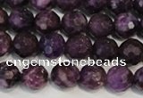 CKU23 15.5 inches 10mm faceted round purple kunzite beads wholesale