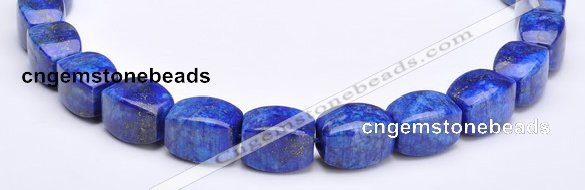 CLA43 9*9*18mm barrel deep blue dyed lapis lazuli beads