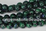 CLA480 15.5 inches 8mm round synthetic lapis lazuli beads