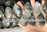 CLB1005 15.5 inches 18*35mm - 25*45mm marquise labradorite beads