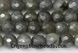 CLB1125 15 inches 6mm faceted round AB-color labradorite beads