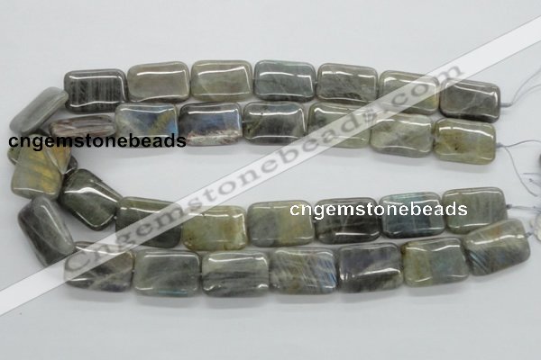 CLB124 15.5 inches 18*25mm rectangle labradorite gemstone beads wholesale