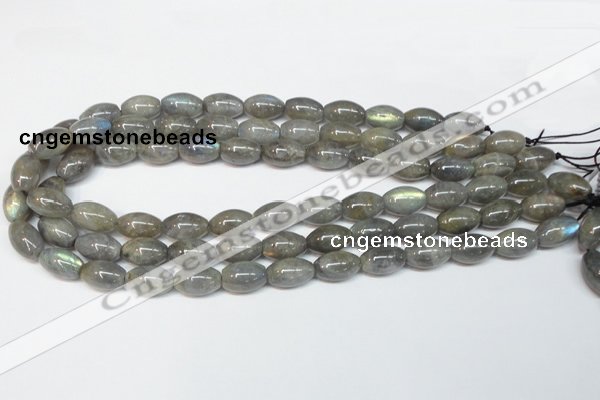 CLB150 15.5 inches 8*12mm rice labradorite gemstone beads