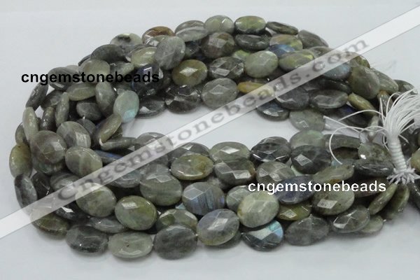 CLB44 15.5 inches 15*20mm faceted oval labradorite gemstone beads