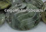 CLB50 15.5 inches 30*40mm carved oval labradorite gemstone beads