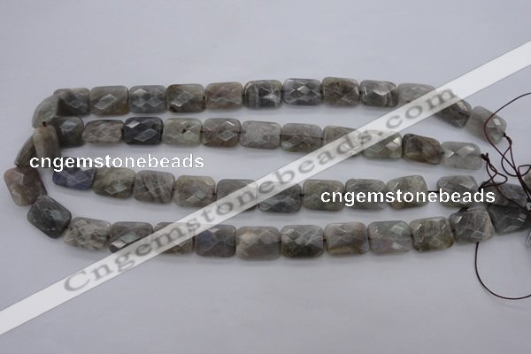 CLB748 15.5 inches 8*12mm faceted rectangle labradorite gemstone beads