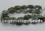 CLB768 15.5 inches 20*25mm - 22*30mm faceted freeform labradorite beads