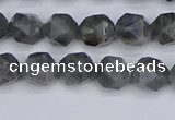 CLB986 15.5 inches 6mm faceted nuggets labradorite beads wholesale