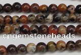 CLD10 15.5 inche 4mm round leopard skin jasper beads wholesale