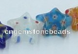 CLG592 16 inches 14*14mm star lampwork glass beads wholesale
