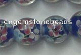 CLG762 15 inches 12mm round lampwork glass beads wholesale