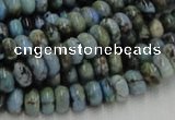 CLR06 16 inches 5*8mm rondelle larimar gemstone beads wholesale