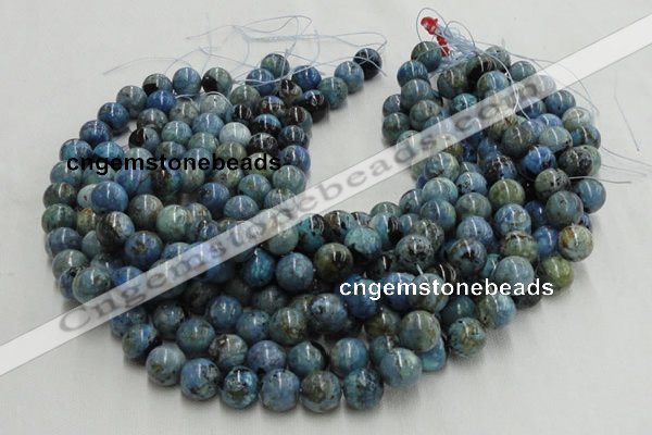 CLR14 16 inches 16mm round larimar gemstone beads wholesale