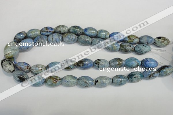 CLR206 15.5 inches 13*18mm rice larimar gemstone beads